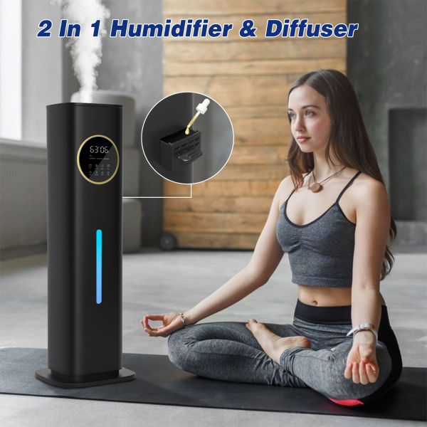 Humidifier Large Room Bedroom with Night Light, 2.1Gal(8L) Humidifiers for Home with Essential Oil Diffuser - Image 6