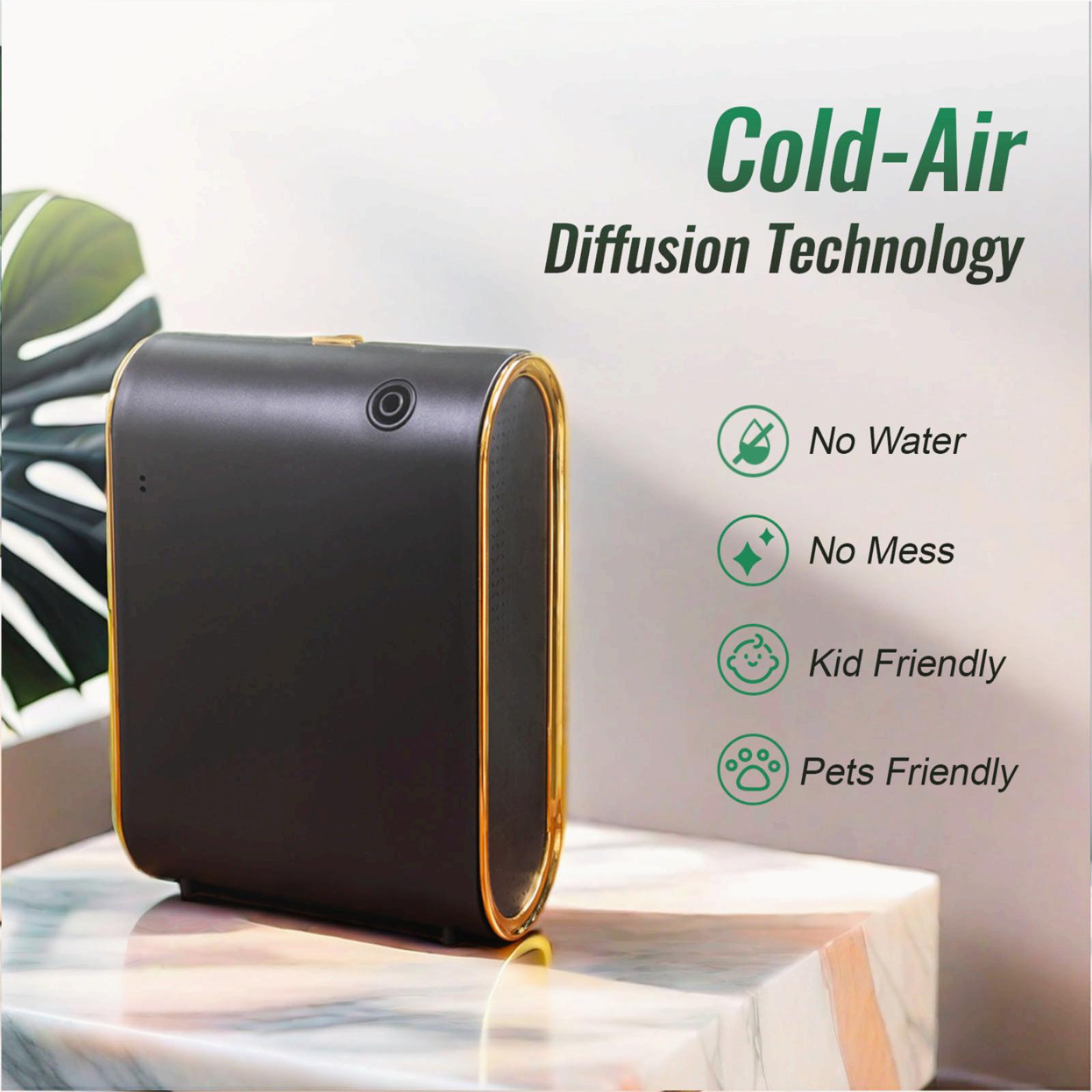 Smart Scent Air Machine for Home, Bluetooth Waterless Essential Oil Diffuser with Cold Air Tech 350ML, 1500 sq. ft - Image 3