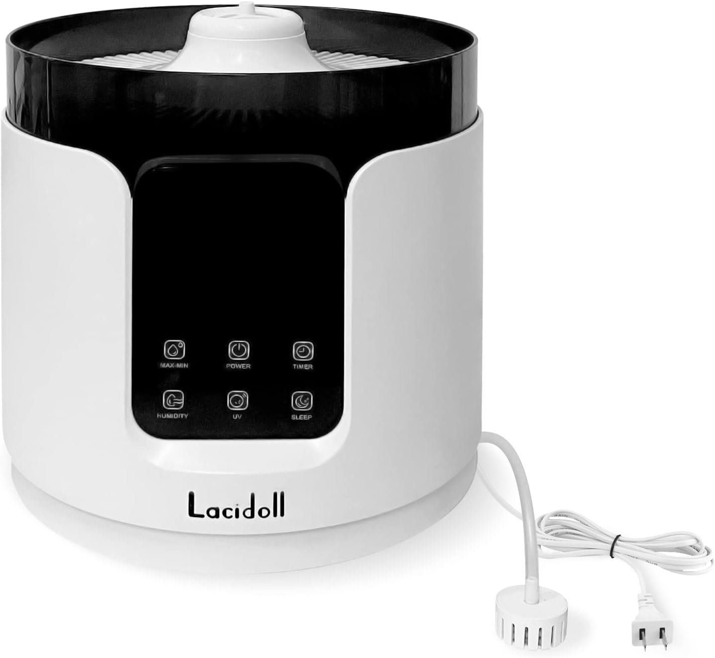 Main body of Lacidoll 4.2Gal Tower Humidifiers for Large Room whole house 1000 sq. ft, 16L Top Fill Cool Mist Ultrasonic Humidifier Quiet 1000mL/h Output - Image 2